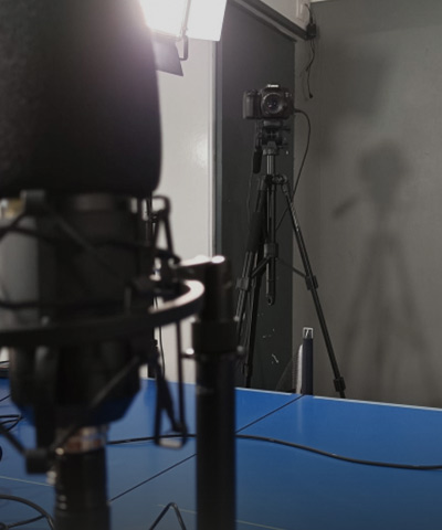 Location studio podcast